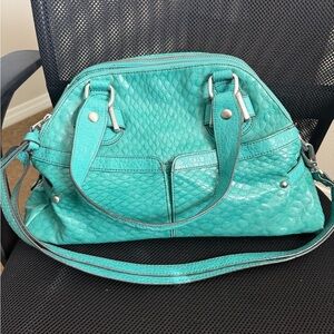 Jessica Simpson Teal Satchel Bag